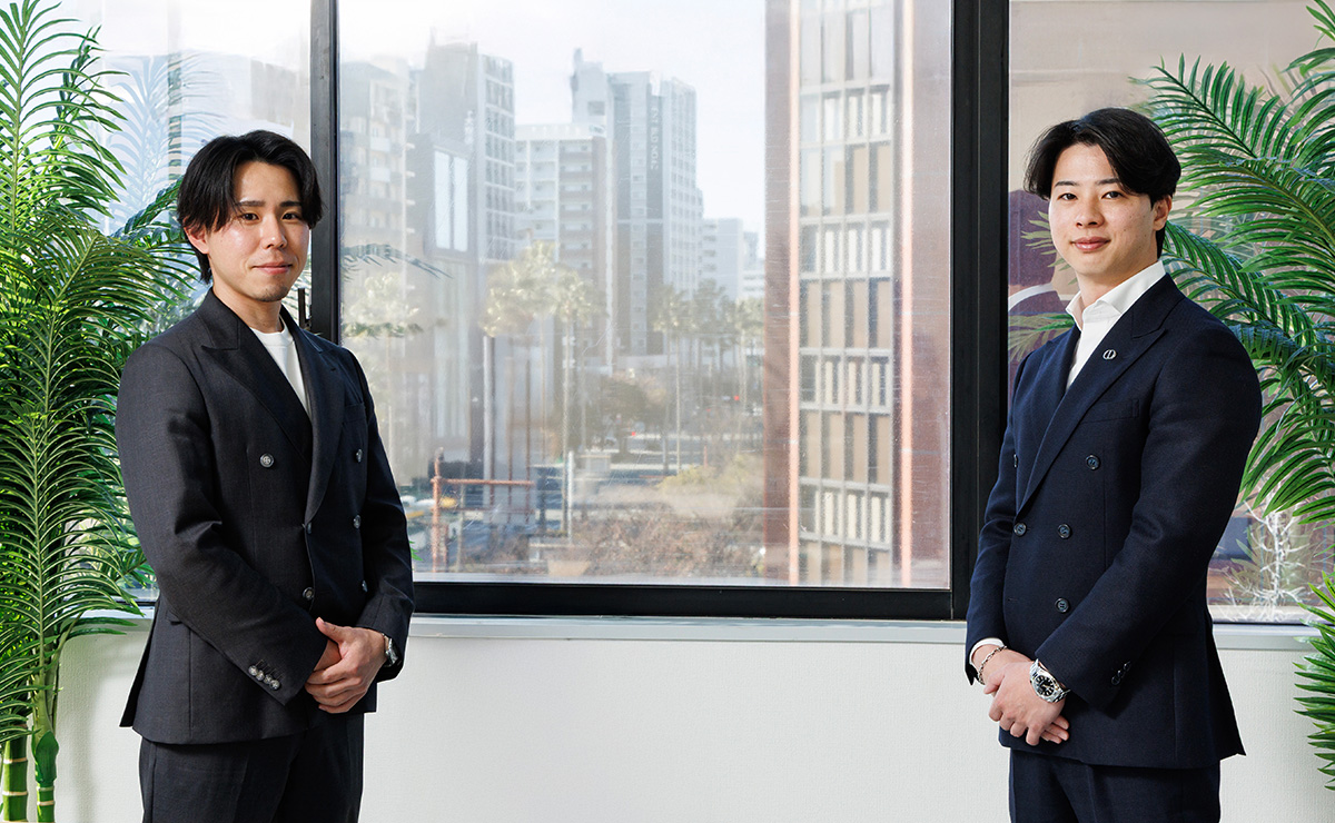 株式会社Bridgety　代表取締役　市橋 裕大 / 取締役　高木 大志